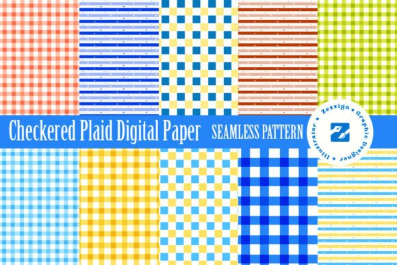 Checkered Plaid Digital Paper: A Versatile Design Resource