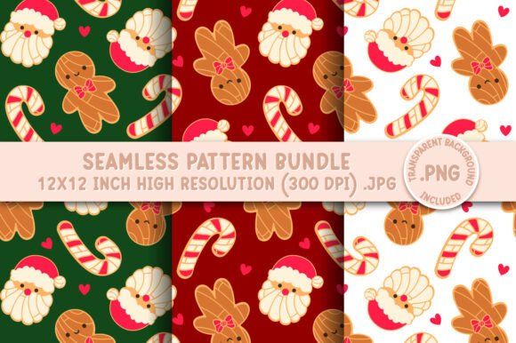 Christmas Mexican Conchas Pattern: A Festive Digital Design for All Your Creative Projects
