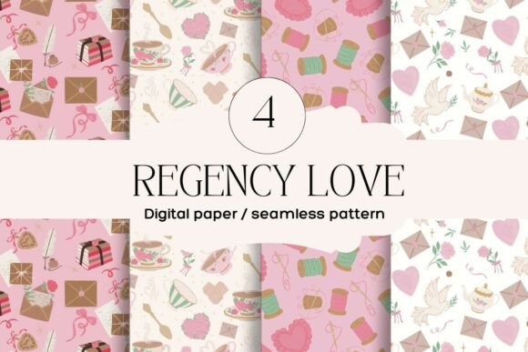 Coquette Romance Digital Paper: A Soft Touch for Creative Projects