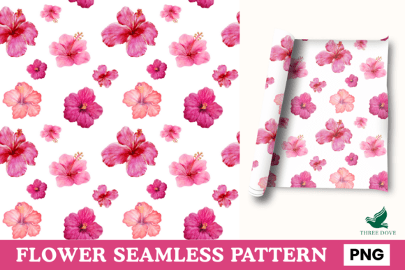 Flower Seamless Pattern - 07: A Versatile Digital Design for Creative Projects