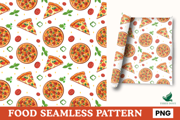 Food Seamless Pattern - 01: A Versatile Digital Resource for Creative Projects