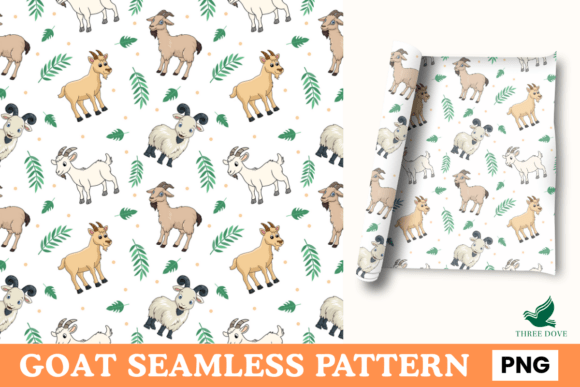 Goat Seamless Pattern - 01