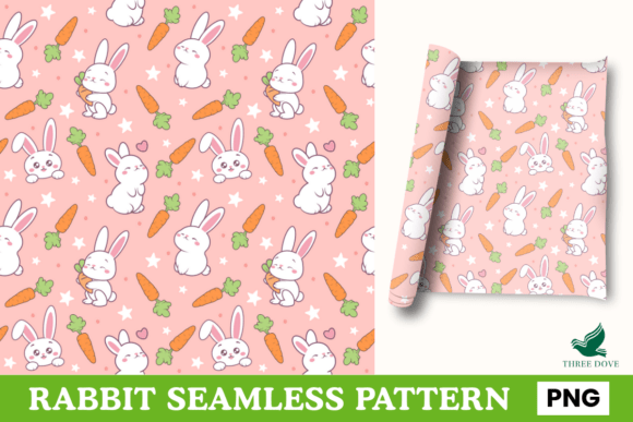 Rabbit Seamless Pattern - 03