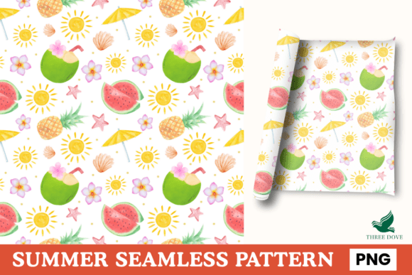 Summer Seamless Pattern - 03
