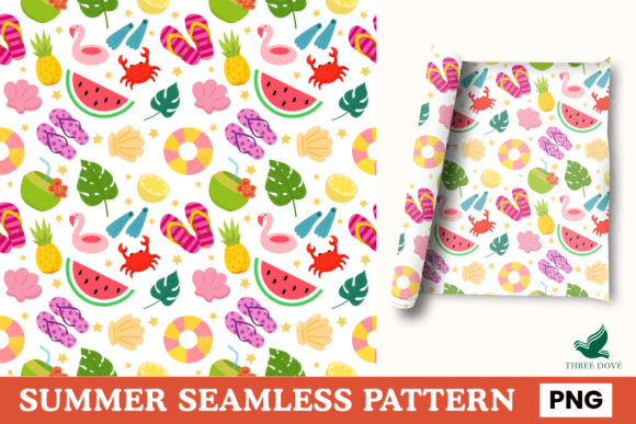 Summer Seamless Pattern - 04