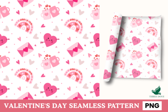 Valentine's Day Seamless Pattern - 01