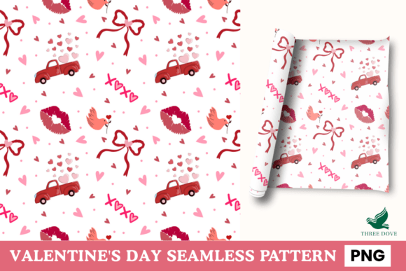 Valentine s Day Seamless Pattern - 04 for Creative Projects