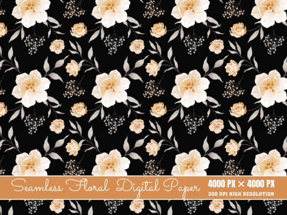 White Rose Floral Pattern: A Versatile Digital Asset for Creative Projects