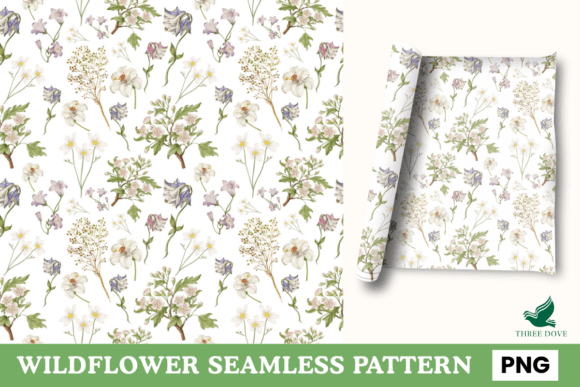 WildFlower Seamless Pattern - 02: A Strategic Tool for Creative and Professional Projects